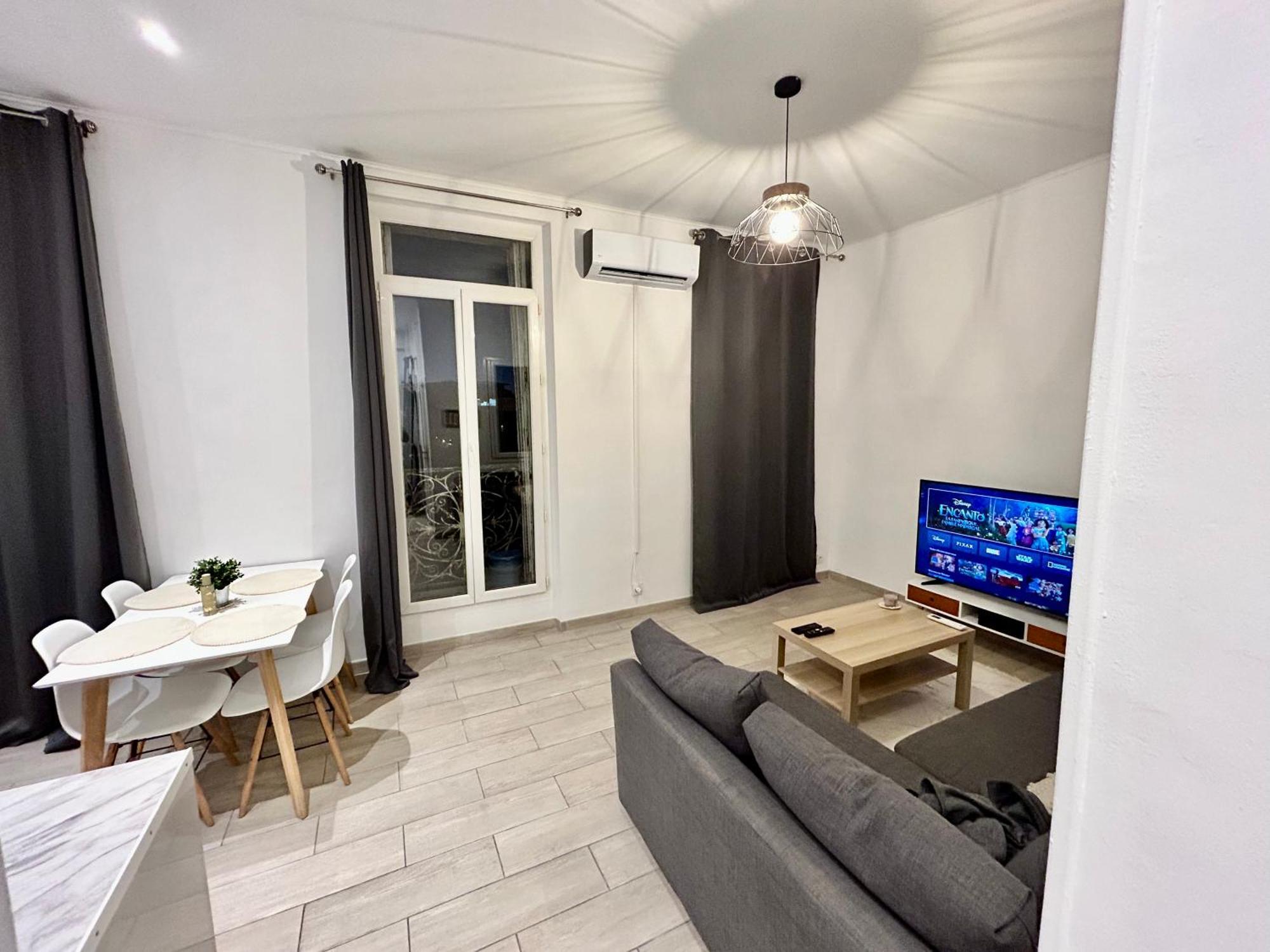 Lumineux 2 Pieces - Centre-Ville Climatise - Netflix Prime Canal - Bien Place Marsilia Exterior foto